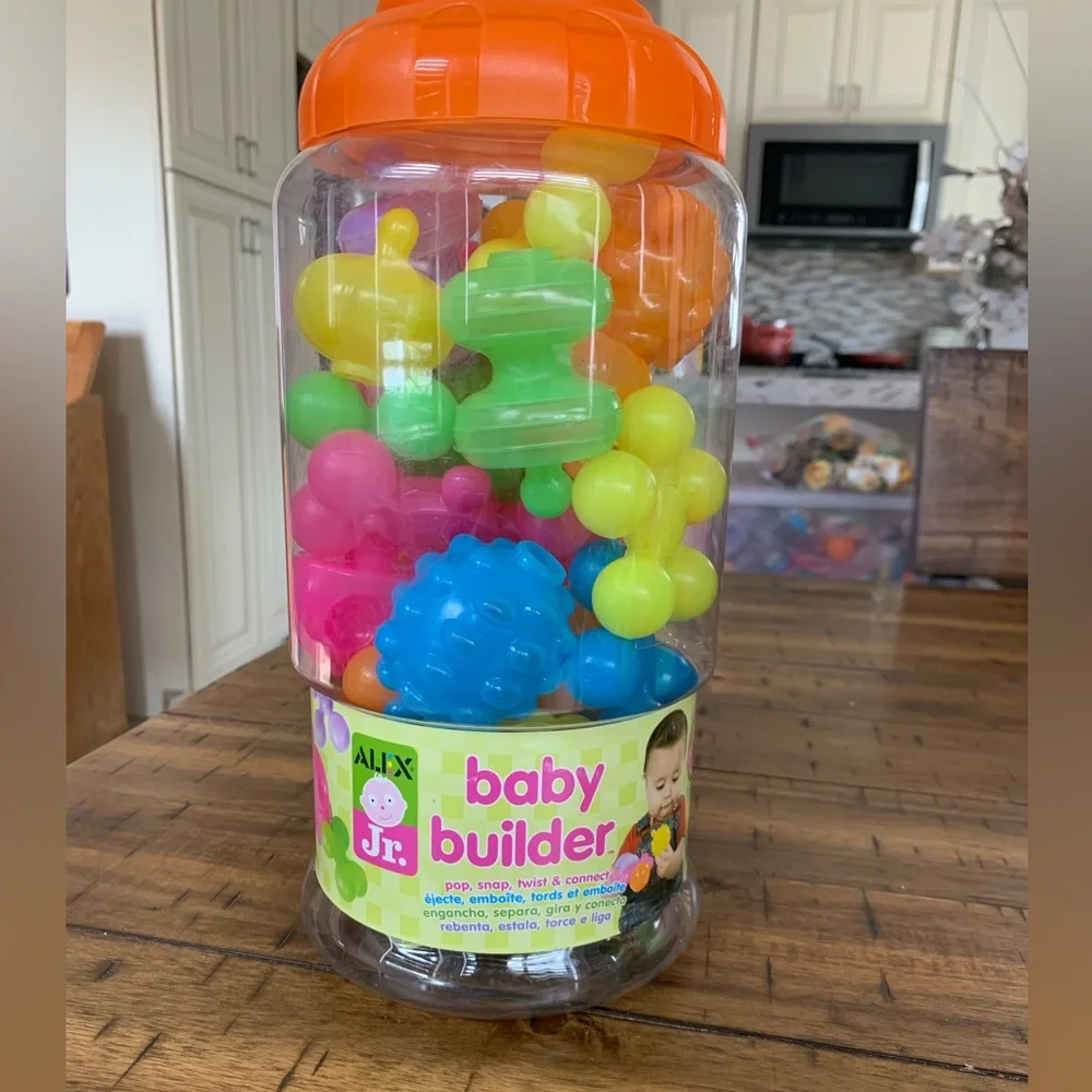 Alex Jr Baby Builder Pop, Snap, Twist & Connect